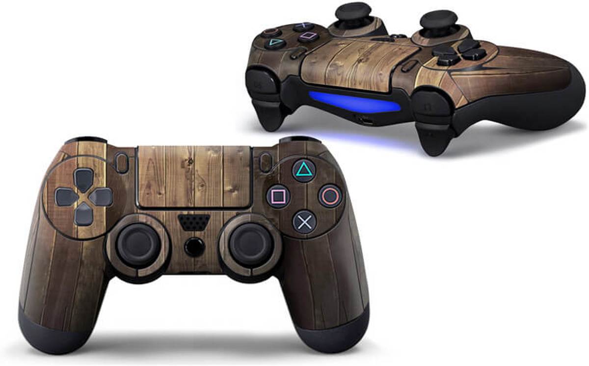 Hout Bruin  PS4 Controller Skin